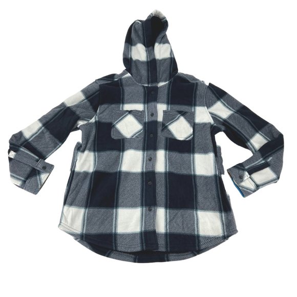 Realtree Jackets & Blazers - RealTree | Women's Fleece Jacket | Blue & White Plaid | Size Large